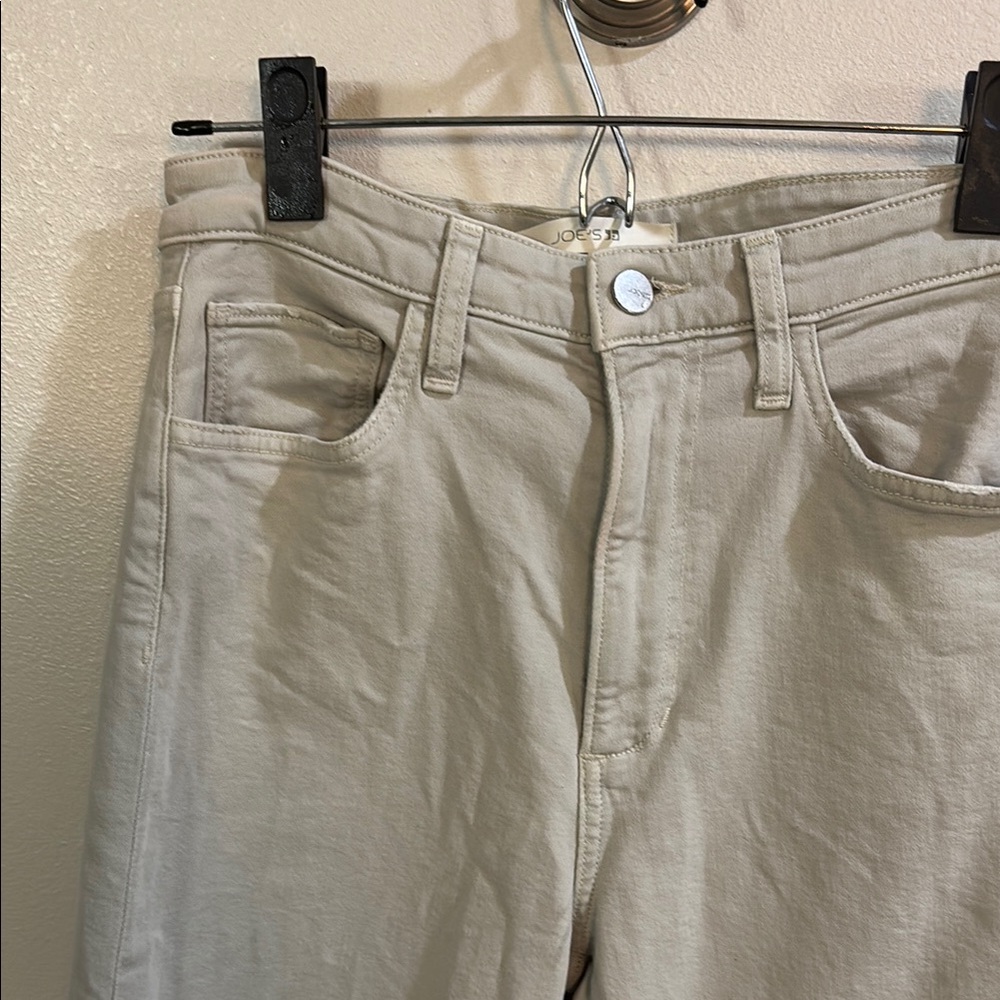 Joe's Jeans Tan Slim High-Waisted Denim